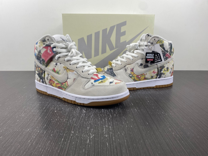 Supreme x Nike SB Dunk High Rammellzee FD8779-100