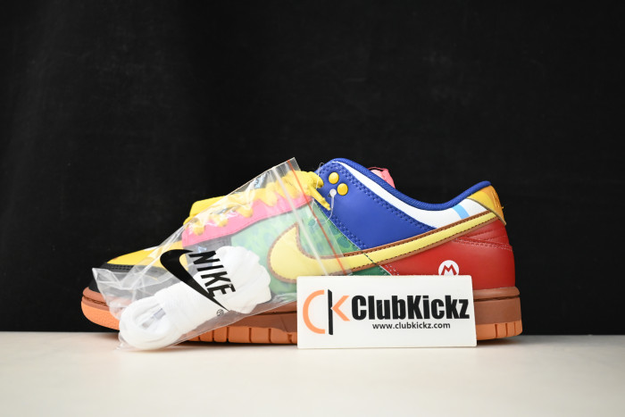 Nike Dunk Low "What the Super Mario" Custom DH0952-100