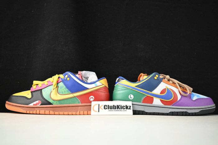 Nike Dunk Low "What the Super Mario" Custom DH0952-100