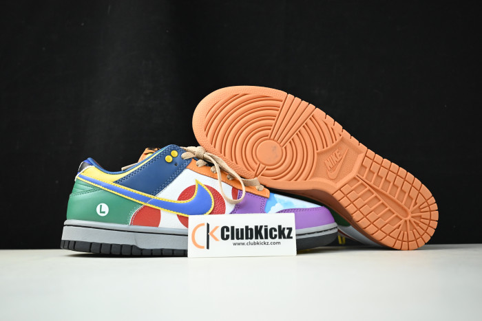 Nike Dunk Low "What the Super Mario" Custom DH0952-100