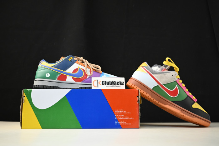 Nike Dunk Low "What the Super Mario" Custom DH0952-100