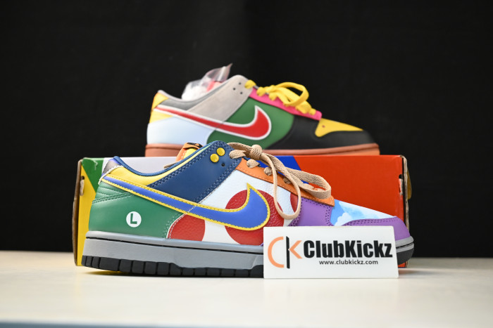 Nike Dunk Low "What the Super Mario" Custom DH0952-100