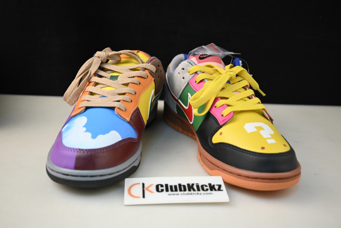 Nike Dunk Low "What the Super Mario" Custom DH0952-100
