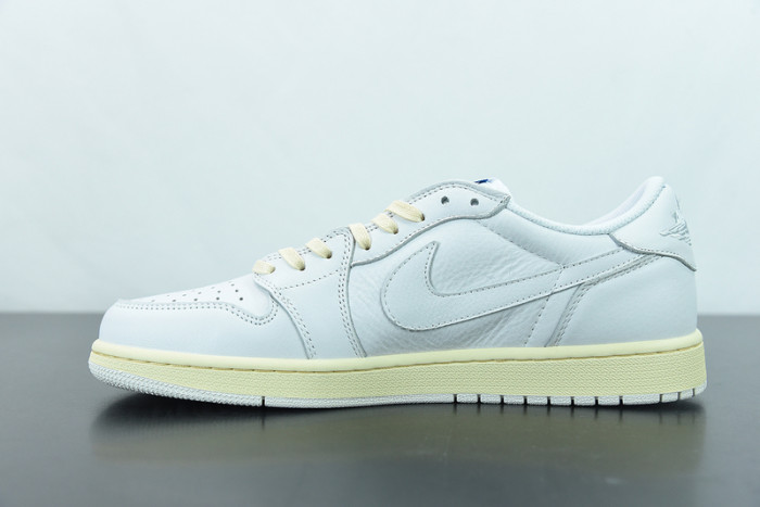 Travis Scott x Air Jordan 1 Low White Navy Blue CQ3277-100