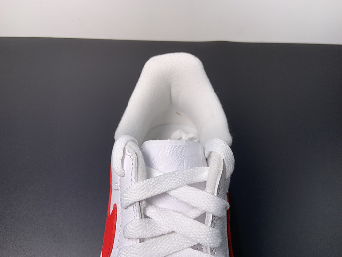 Nike Air Force 1 Low Supreme White Speed Red CU9225-101