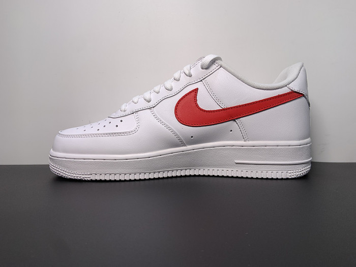 Nike Air Force 1 Low Supreme White Speed Red CU9225-101