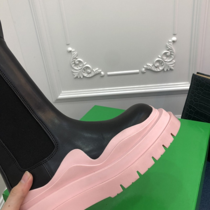 Bottega Veneta Chelsea Tire Leather high Boot