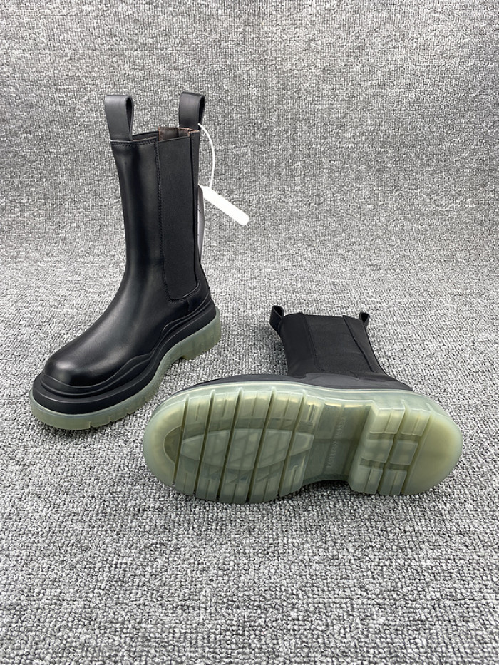 Bottega Veneta Chelsea Tire Leather high Boot