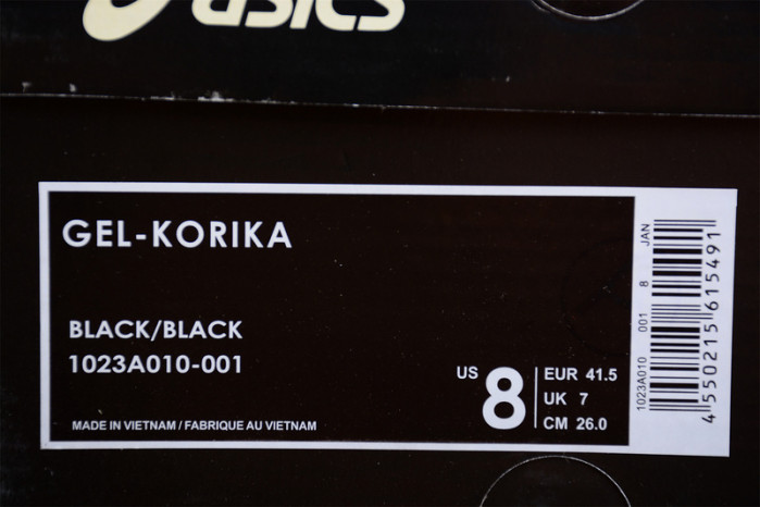 ASICS Gel-Korika Kiko Kostadinov Black Men