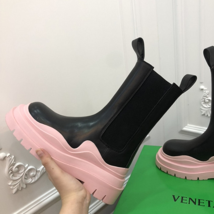 Bottega Veneta Chelsea Tire Leather high Boot