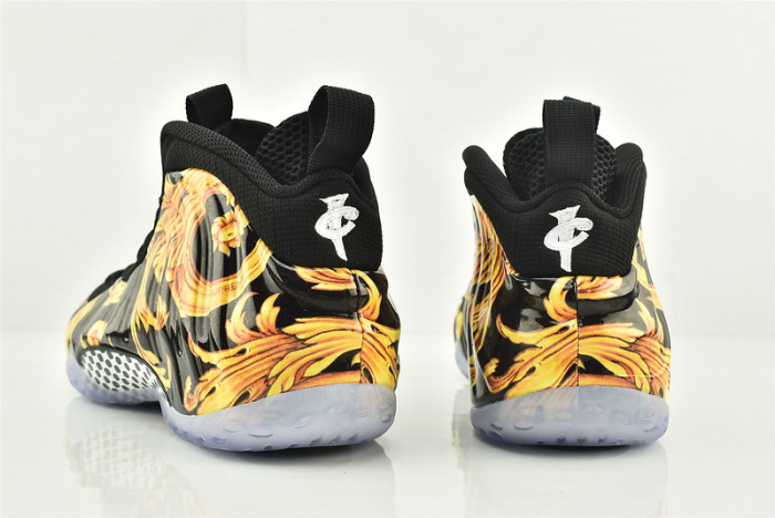 Nike Air Foamposite 1 One Supreme SP Black Metallic Gold 652792-001