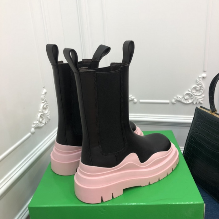 Bottega Veneta Chelsea Tire Leather high Boot