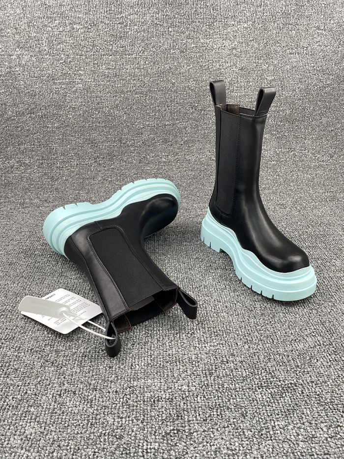 Bottega Veneta Chelsea Tire Leather high Boot