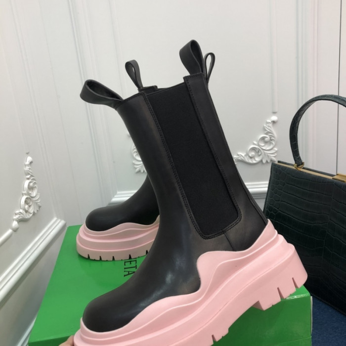 Bottega Veneta Chelsea Tire Leather high Boot