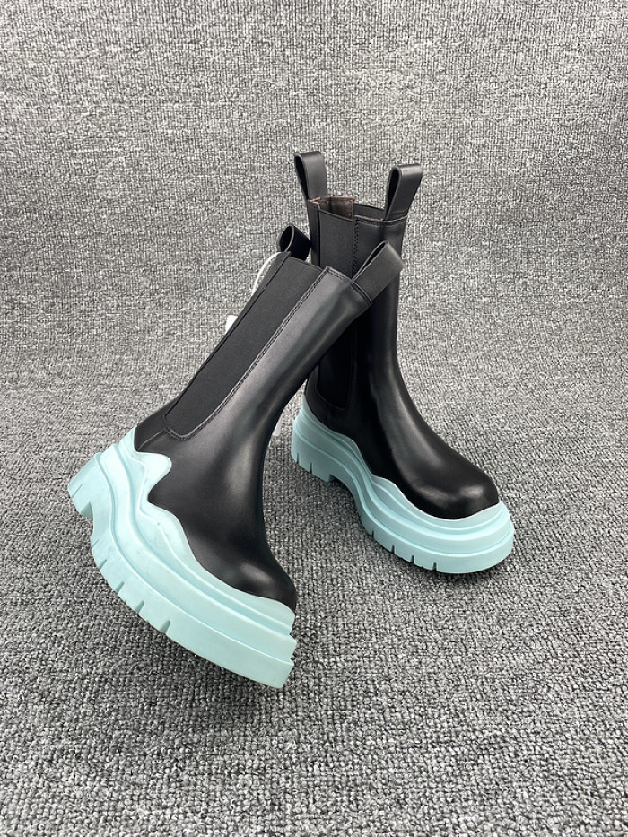 Bottega Veneta Chelsea Tire Leather high Boot